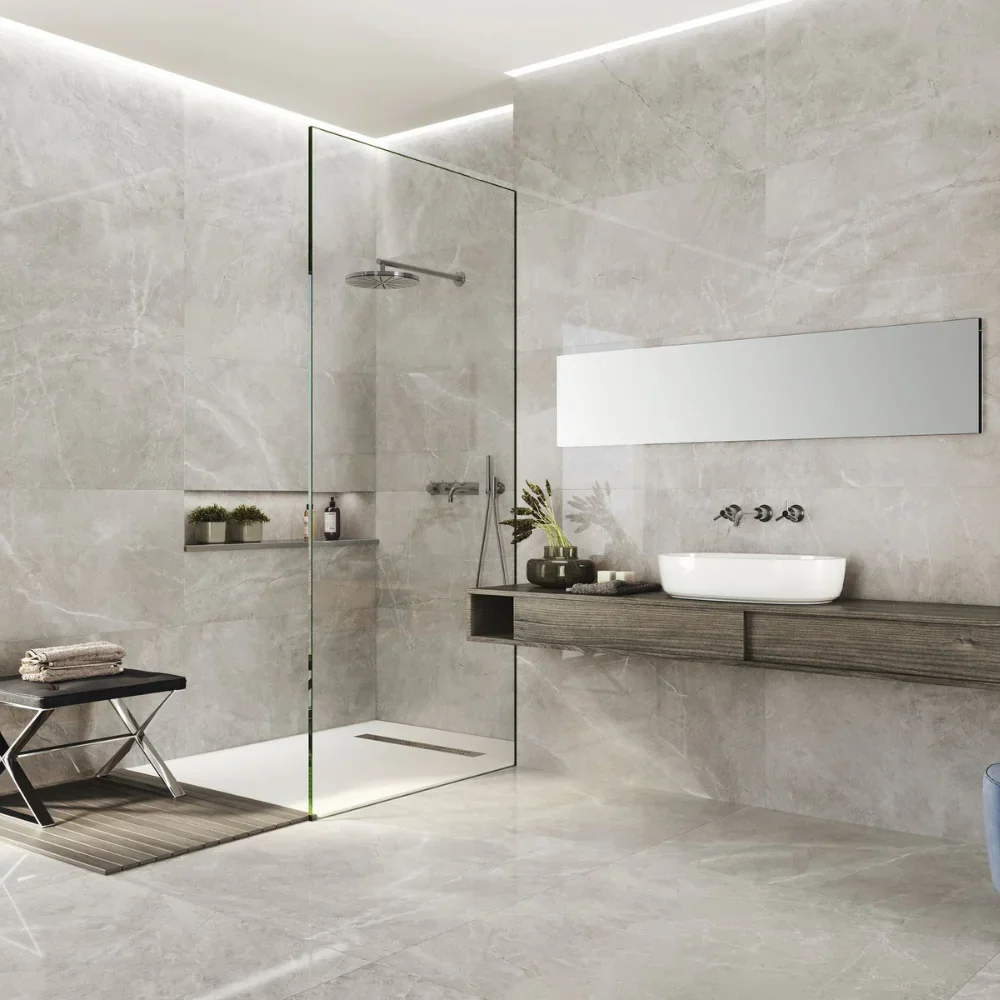 Bakuna Silver Stone Porcelain Tile