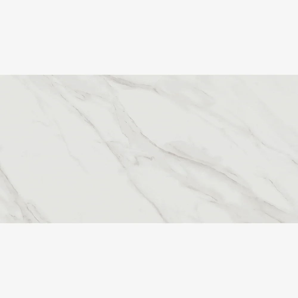 Calacata Mechida White Marble Porcelain Tile - Image 5