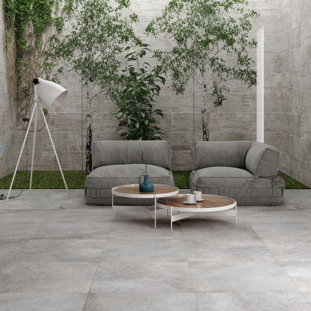 Chess Ash Porcelain Tile