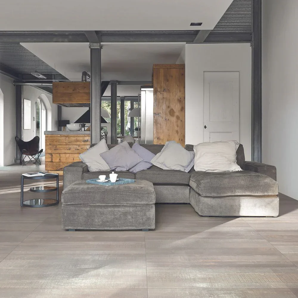 Classic Deco Wood Light Grey Porcelain Tile 20 x 120cm - Image 3