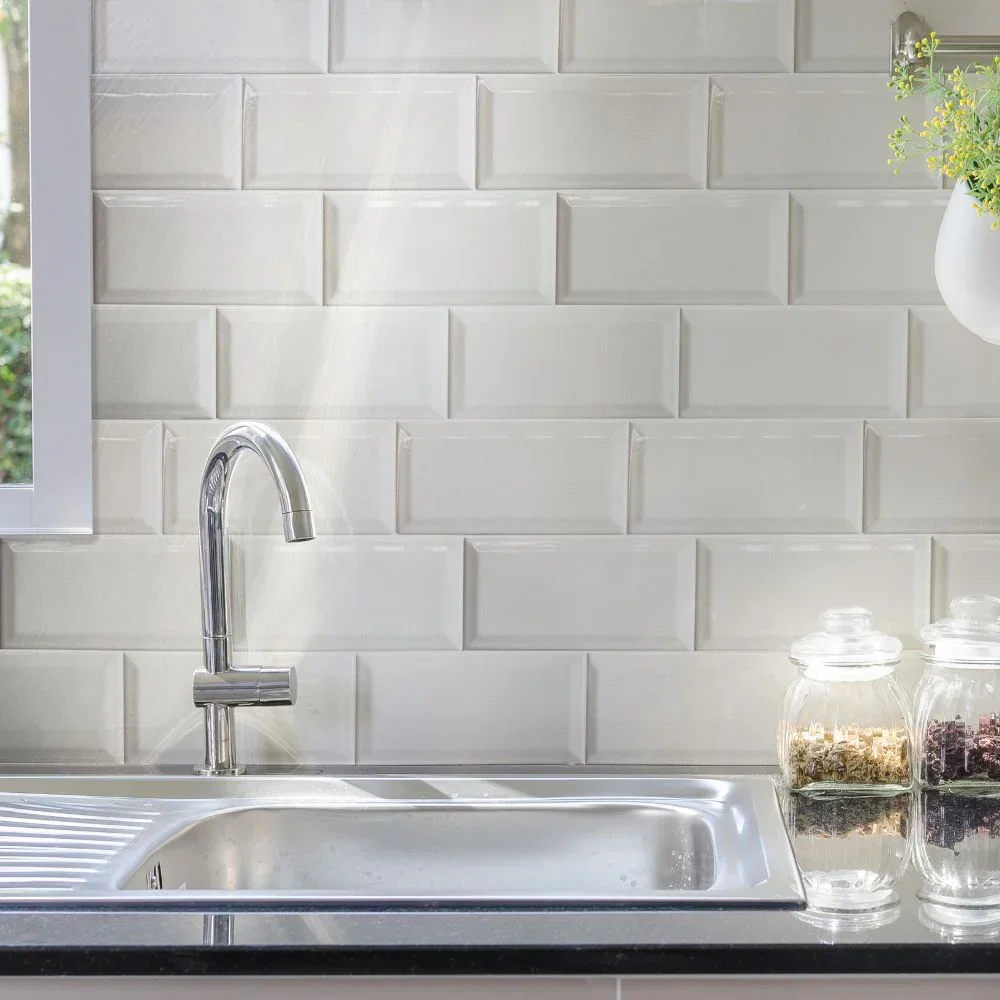 Crakele Snow Subway Tile 10 x 20cm