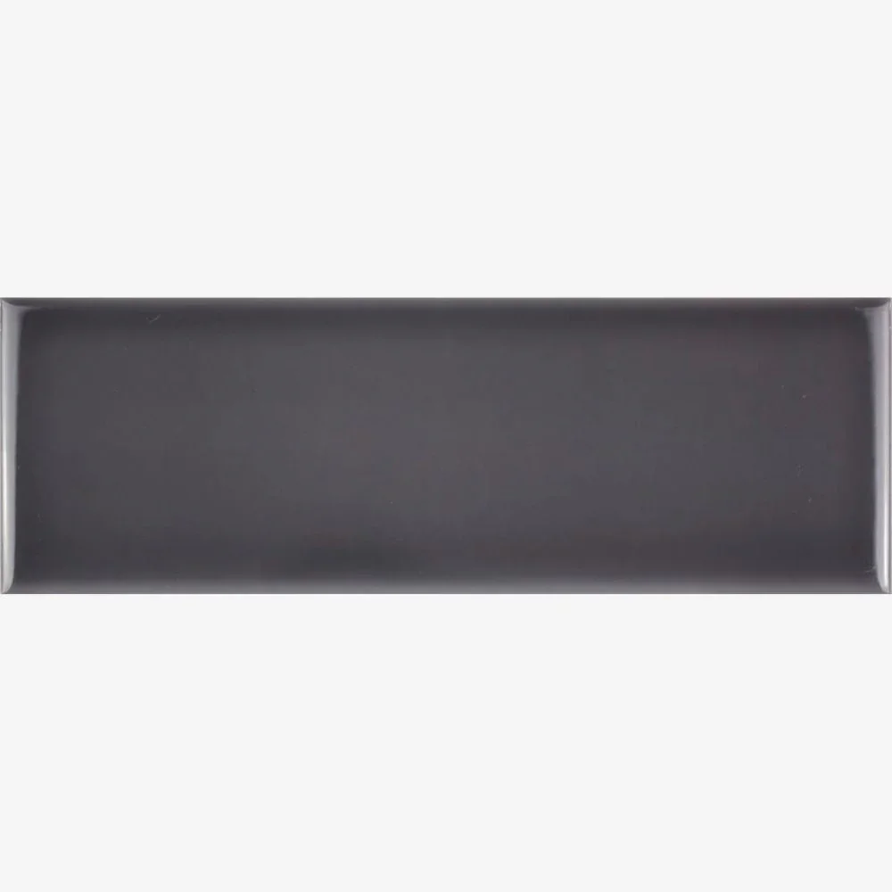 Daurmont Black Subway Tile 10 x 30cm - Image 2