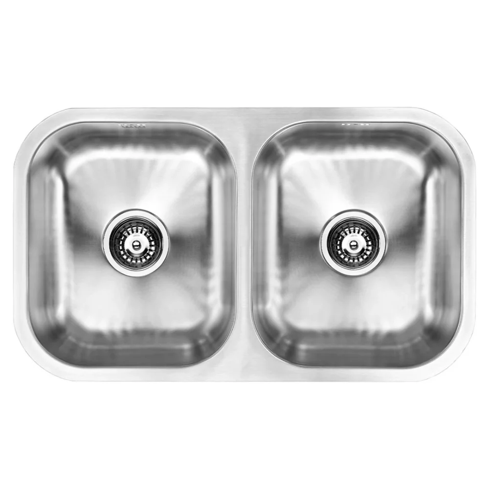 ETRODUO 340/340U Stainless Steel Undermount Double Bowl Sink - Image 3