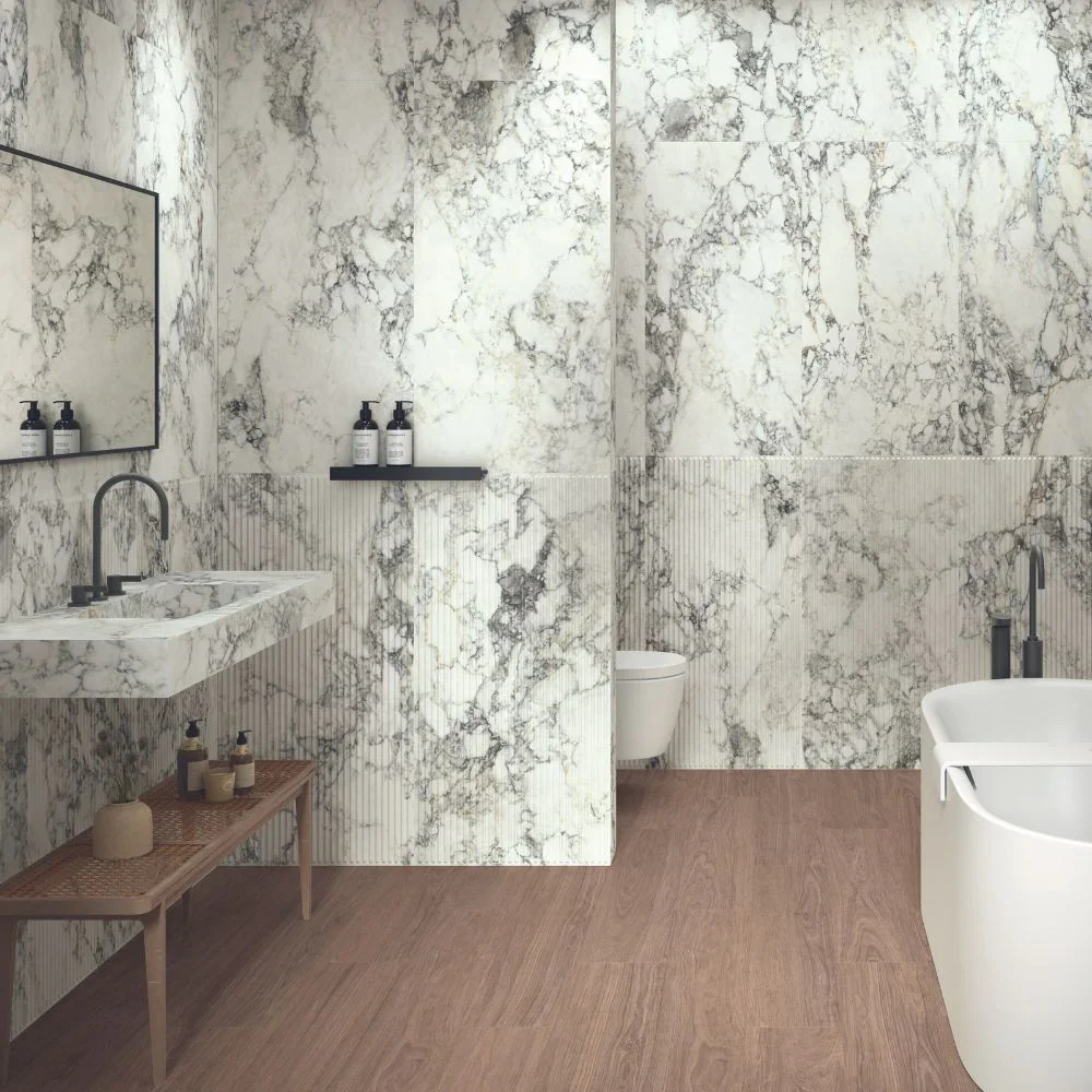 Etruscan White Porcelain Tile 60 x 120cm - Image 4