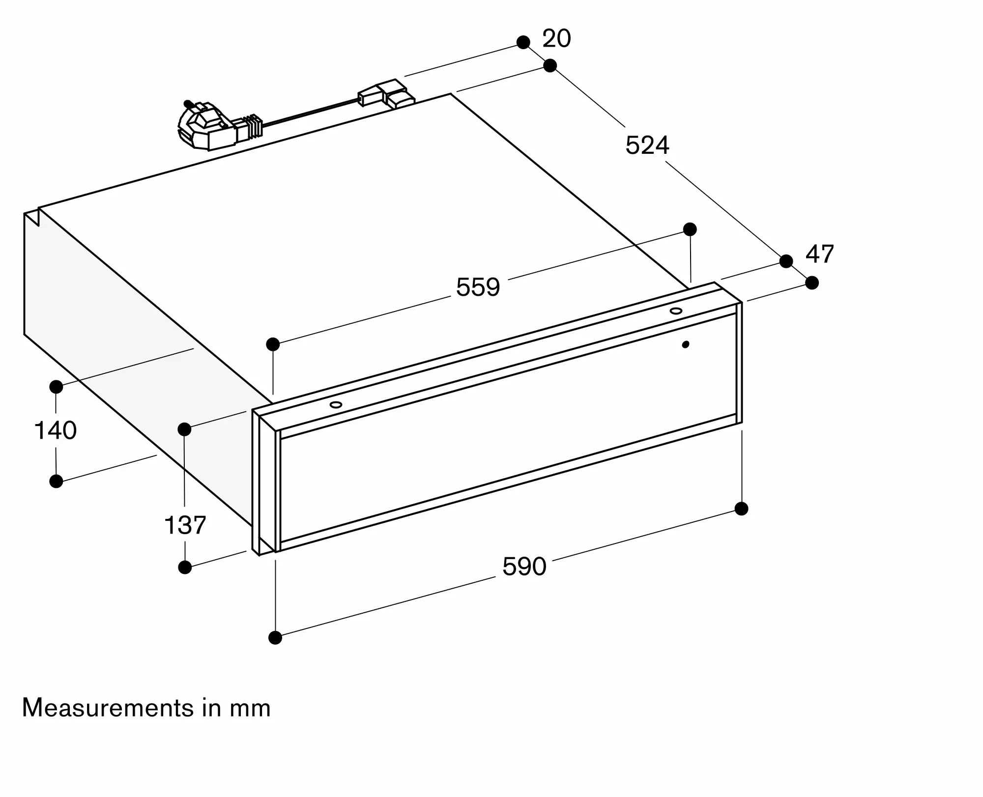 Gaggenau WS461102, Series 400, warming drawer, 60 x 14 cm - Image 2
