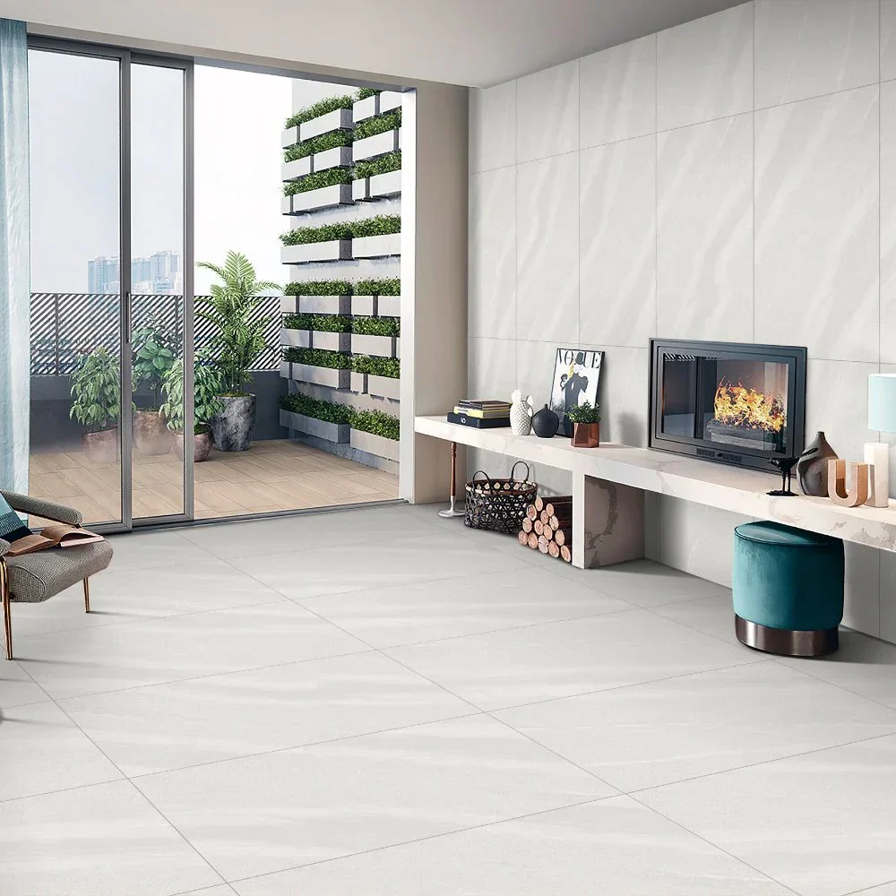 Glow White Sugar Effect Porcelain Tile