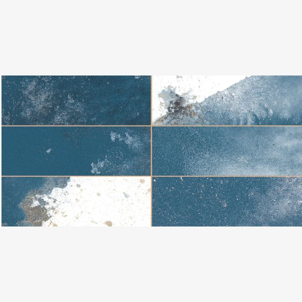 Lava Tech Brick Blue Wall Tile 20 x 40cm - Image 3