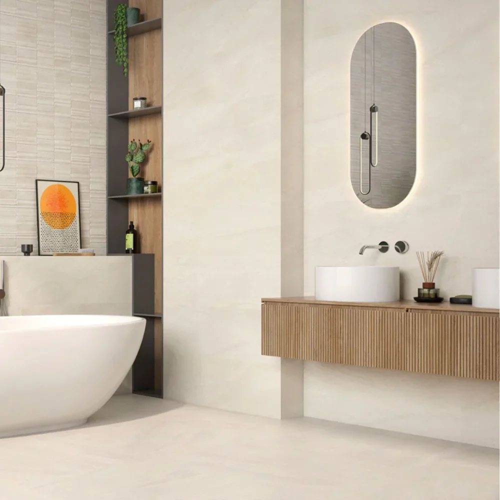 Lavica White Wall Tile 25 x 50cm