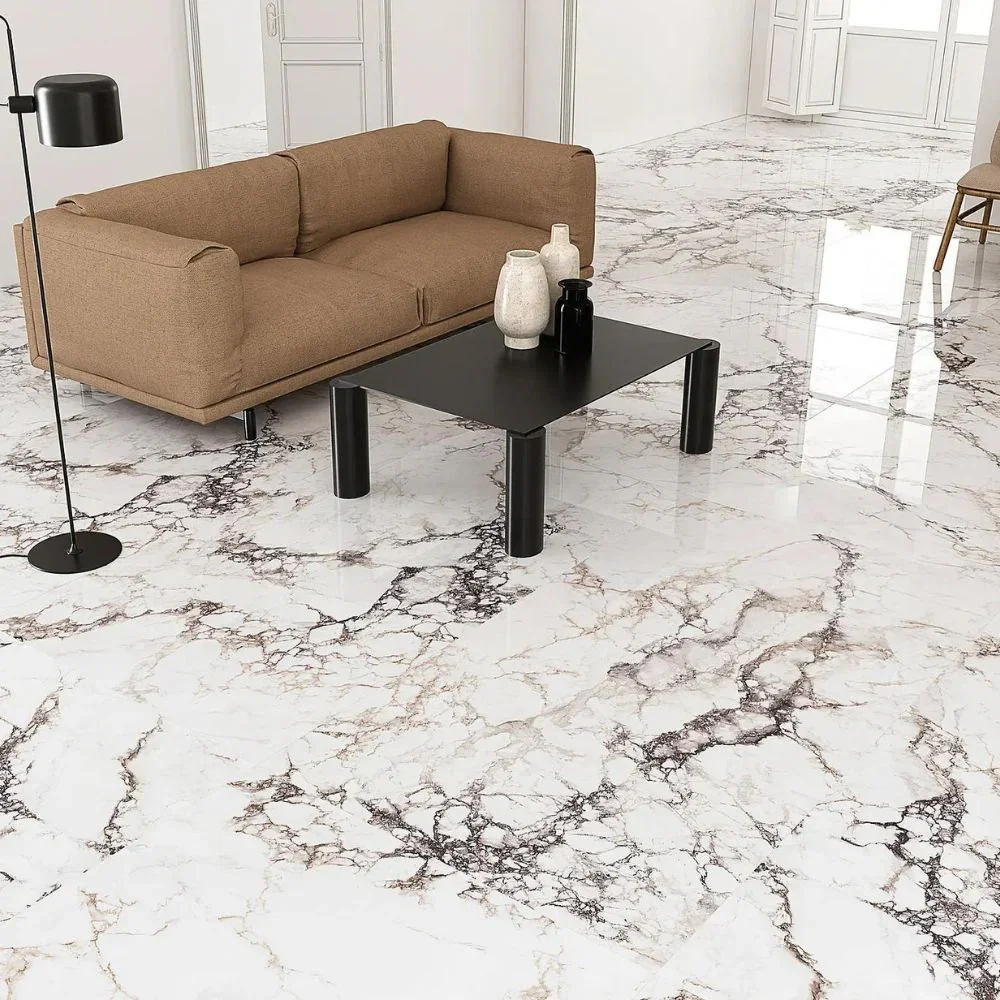 Le Macerie White Porcelain Tile 60 x 120cm - Image 2