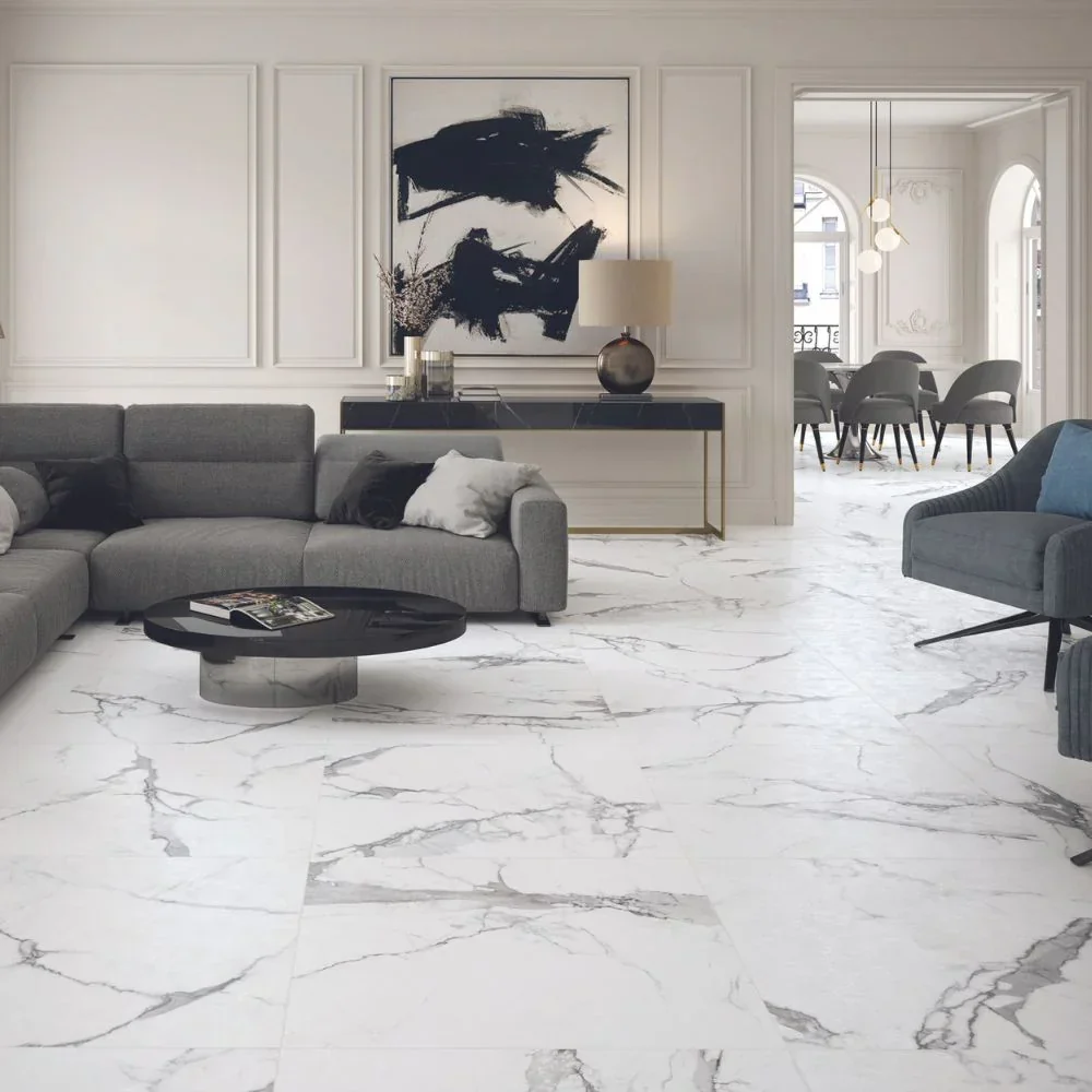 Linolete Marble Porcelain Tile - Image 3
