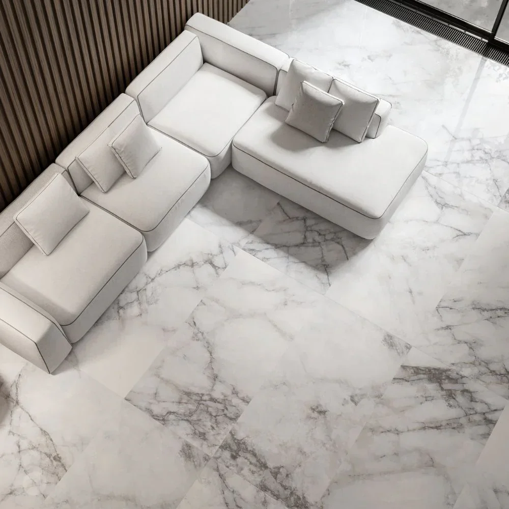 Luminious White Porcelain Tile