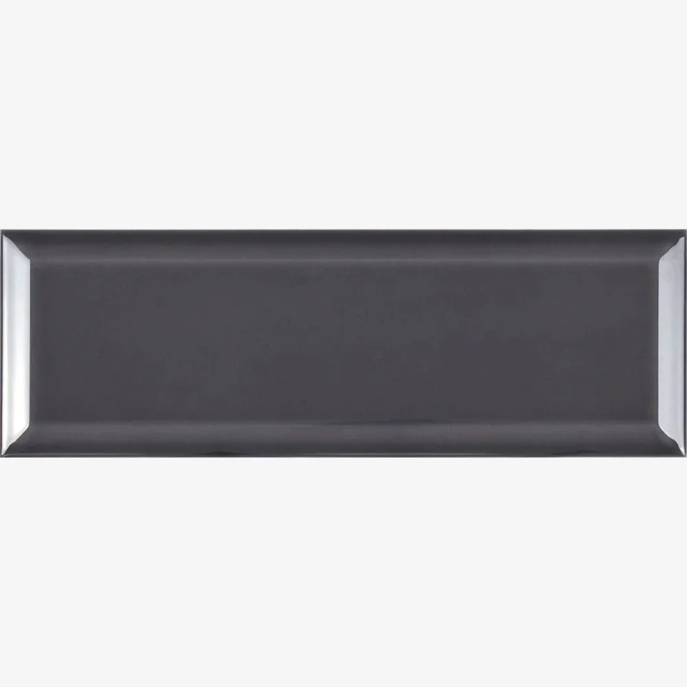Mont Rue Black Subway Tile 10 x 30cm - Image 3