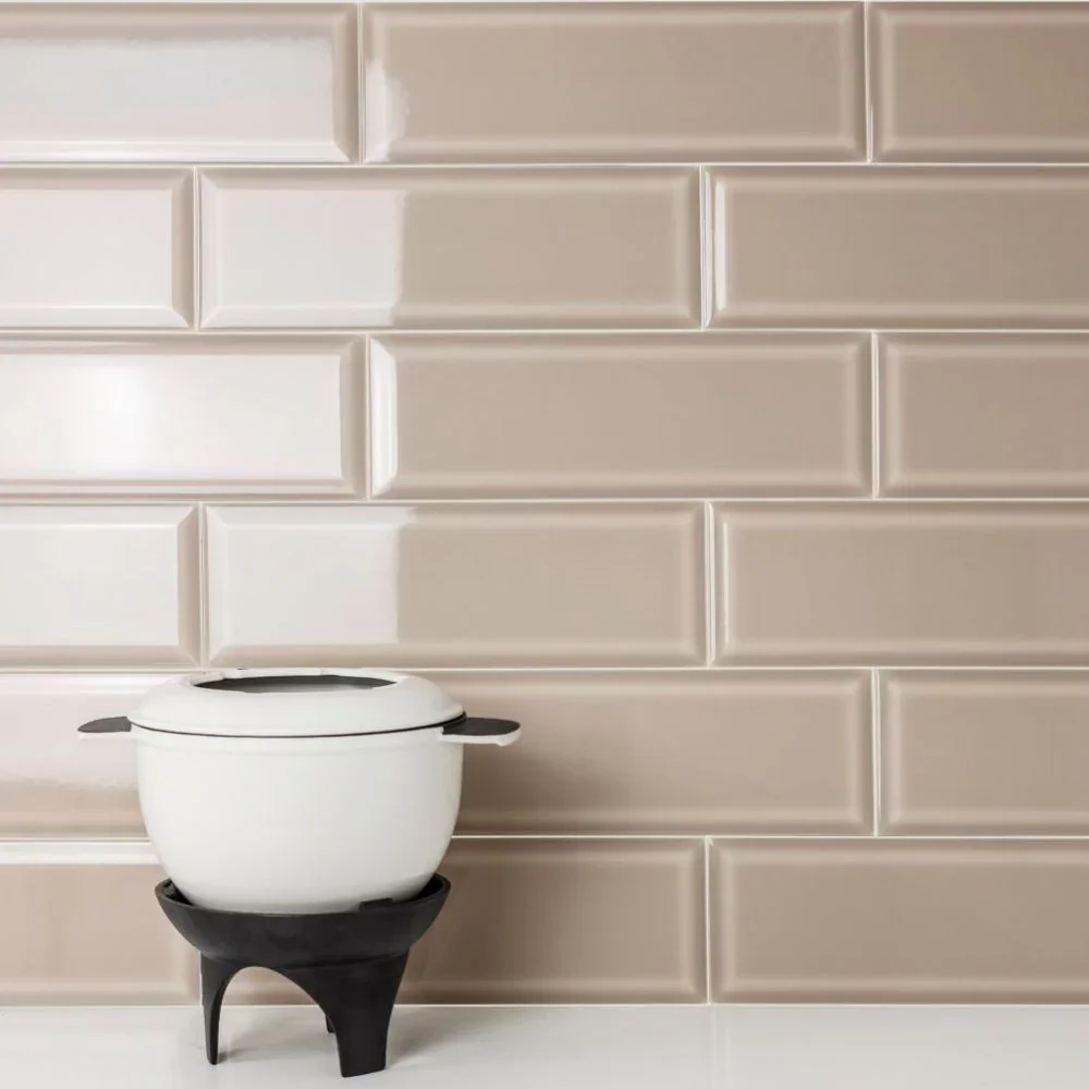 Mont Rue Light Brown Subway Tile 10 x 30cm