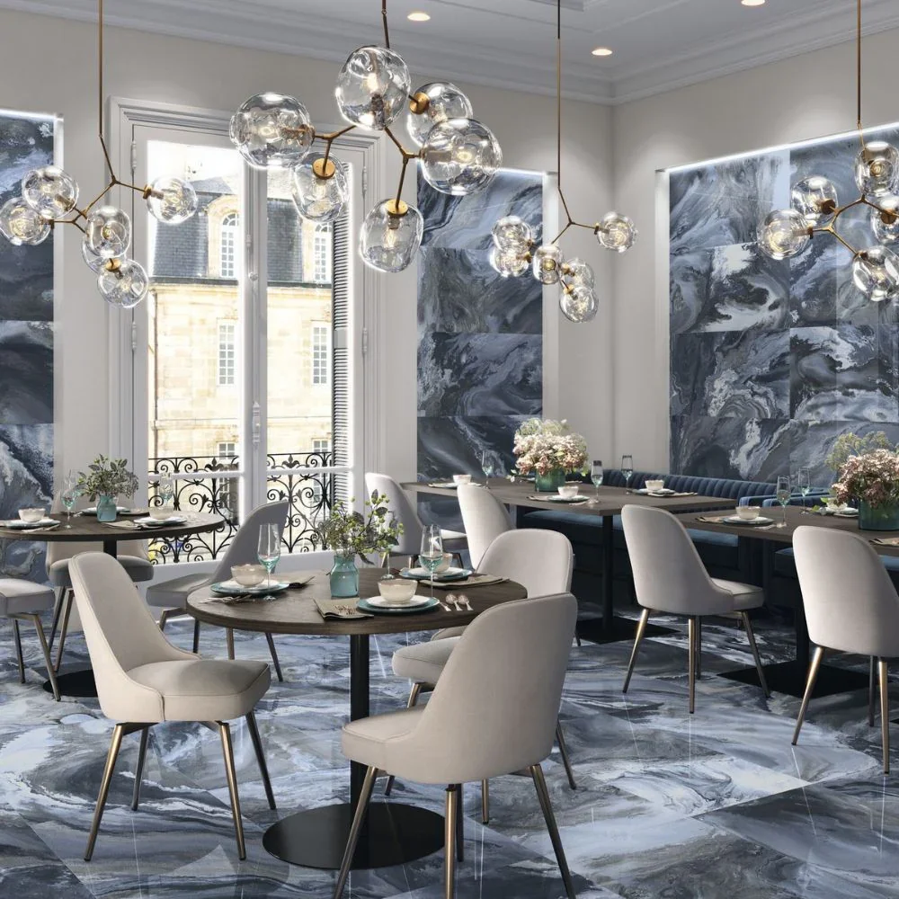 Nature Hive Blue Porcelain Tile 60 x 120cm