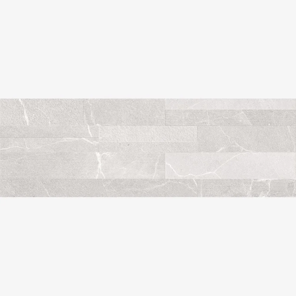 Orbit Blanco Decor Ceramic Wall Tile 31 x 91cm