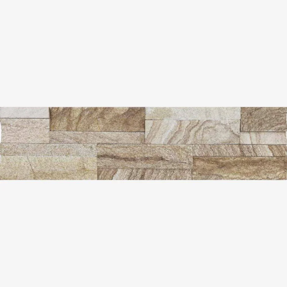 Quazite Sandstone Split-Faced Porcelain Tile 15 x 60cm - Image 2