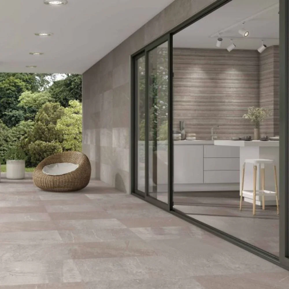 Ray Band Grey Porcelain Tile 30 x 60cm - Image 2