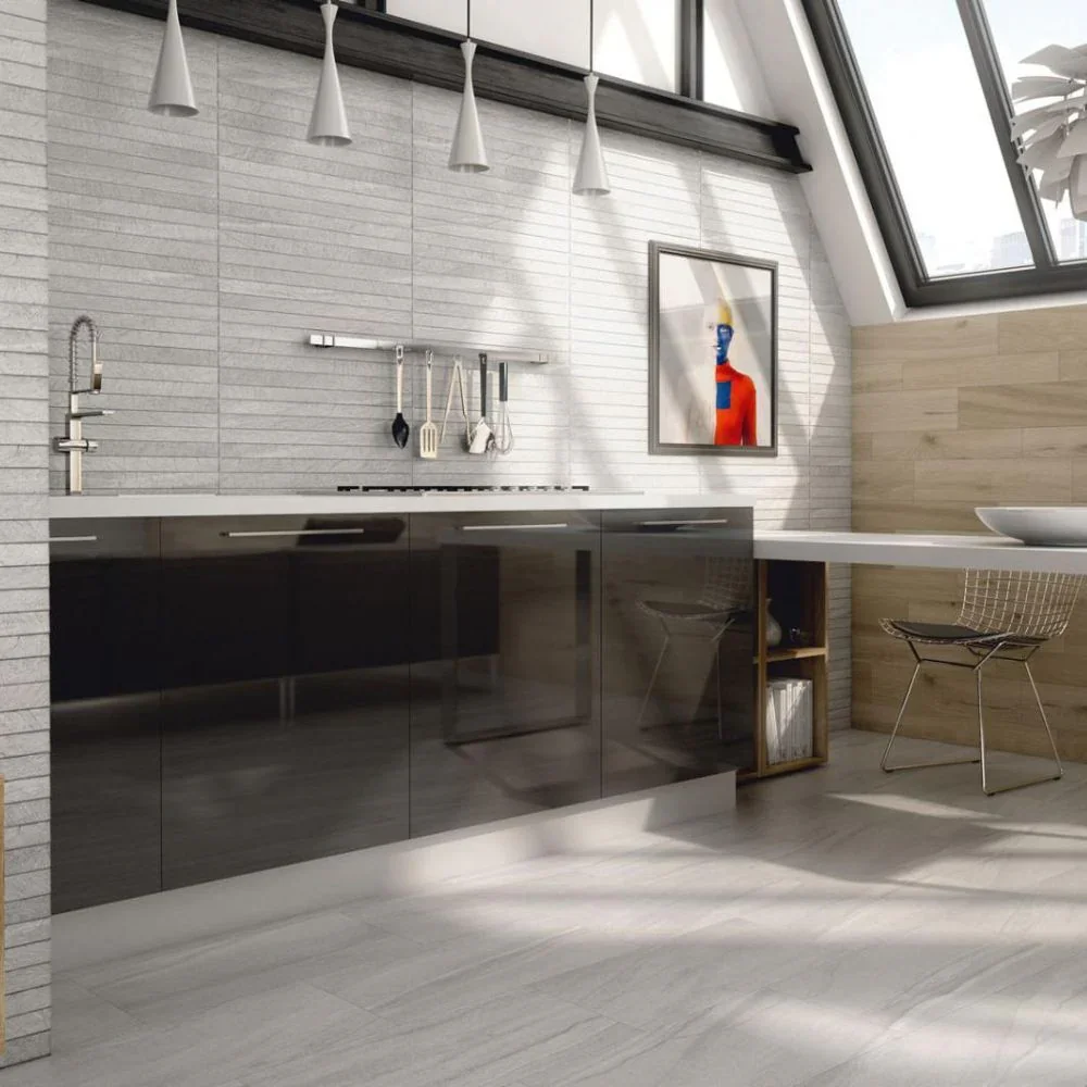 Revolution RLV Grey Concrete Porcelain Tile 30 x 60cm