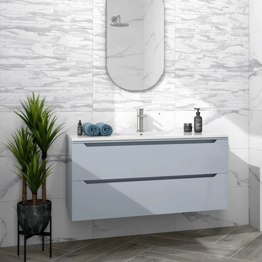 Riviera White Porcelain Tile - Image 3