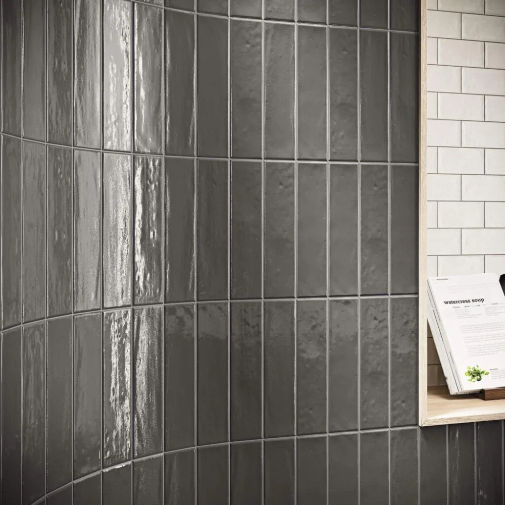 Rustic Graphite Subway Tile 7.5 x 15cm