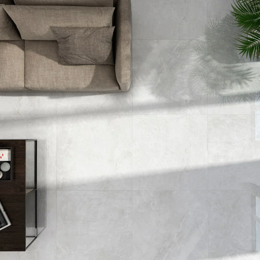 Sedosa White Porcelain Tile 79 x 79cm