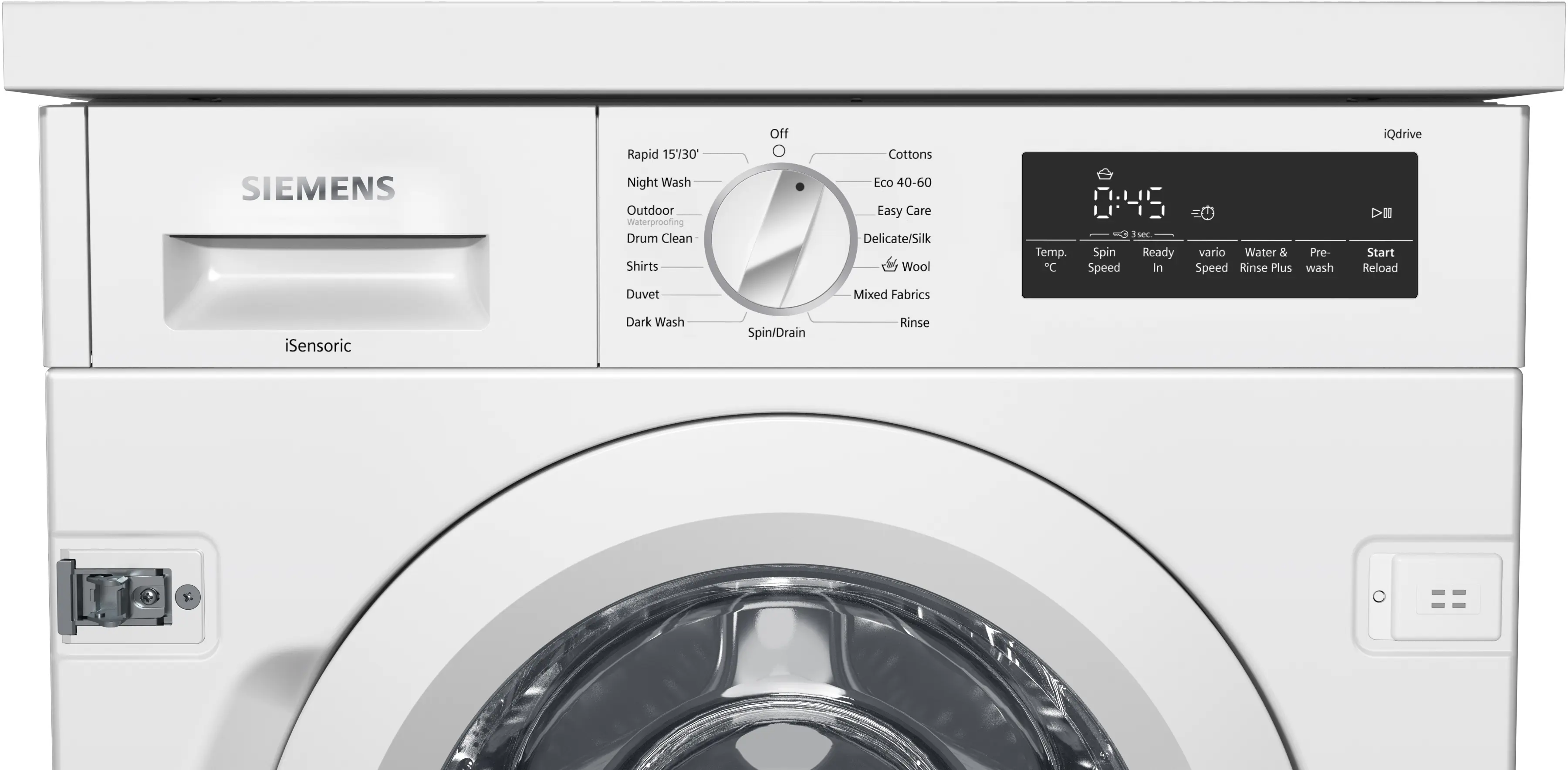 SIEMENS iQ700 Built-in washing machine 8 kg max. 1400 rpm - Image 3