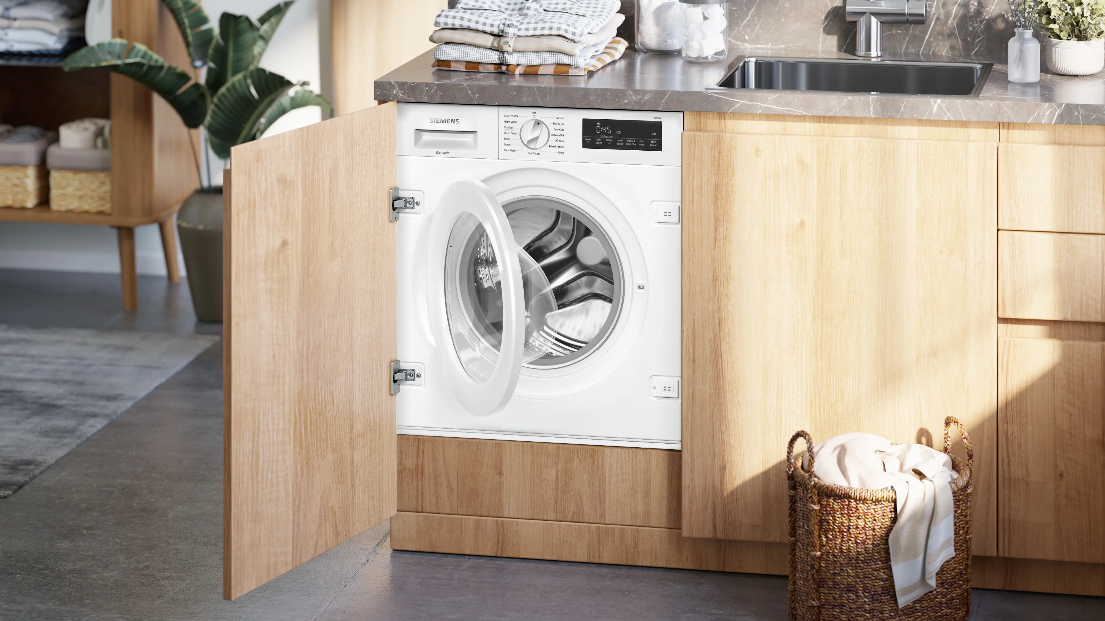 SIEMENS iQ700 Built-in washing machine 8 kg max. 1400 rpm - Image 4
