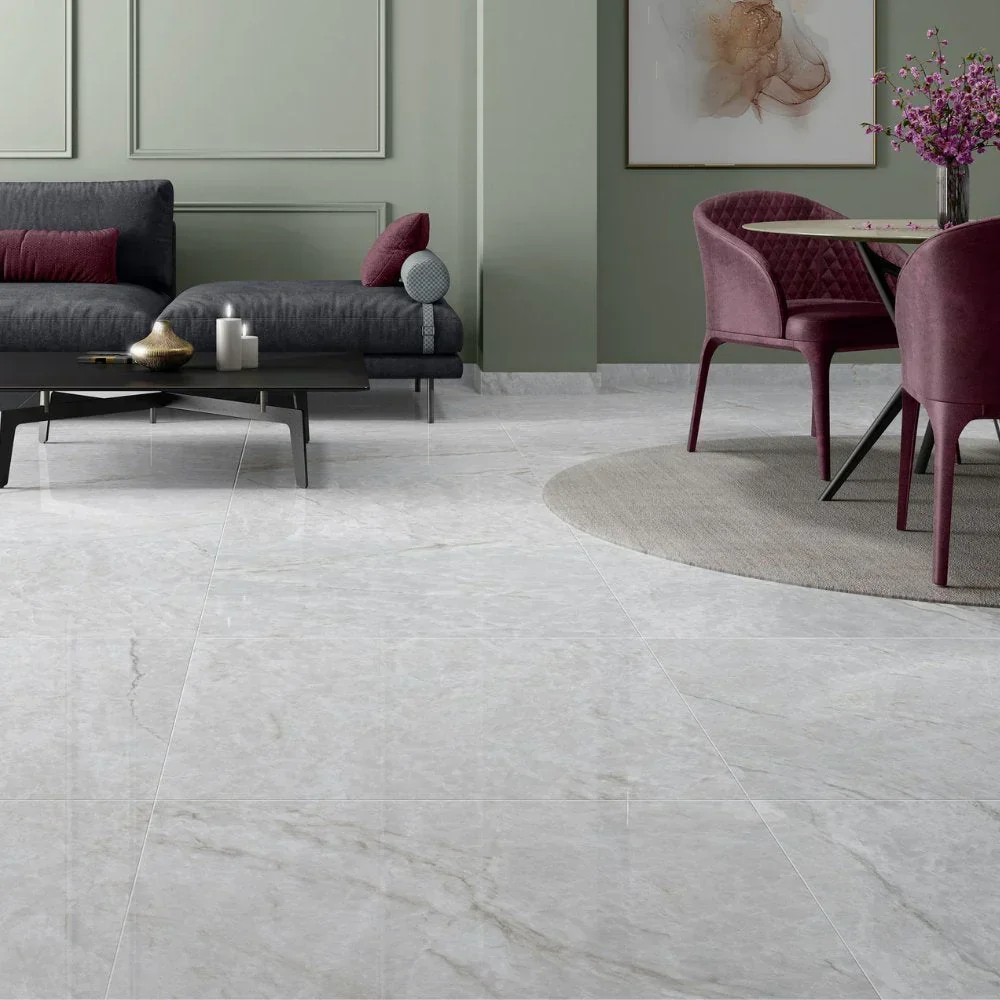 Silken Smooth White Porcelain Tile 30 x 60cm