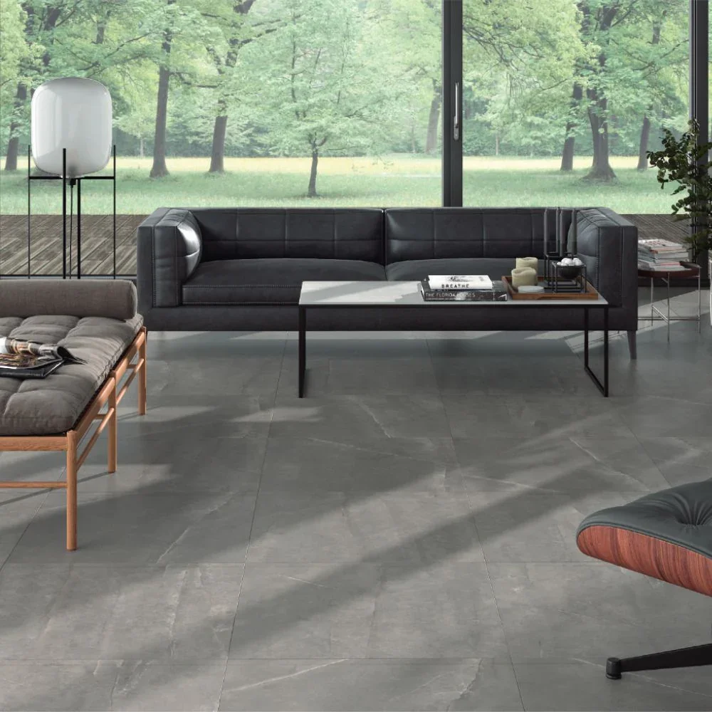 Talus Grey Porcelain Tile 75 x 75cm