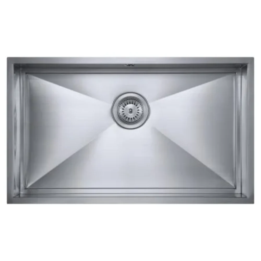 The 1810 Company Axixuno 700U 1.0 Bowl Undermount Kitchen Sink - Stainless Steel - Image 3