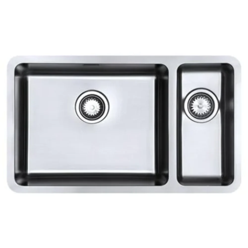 The 1810 Company Luxsoplusduo25LUXSOPLUSDUO25 500/180 BBL Bowl Undermount Kitchen Sink - Right Handed - Image 2