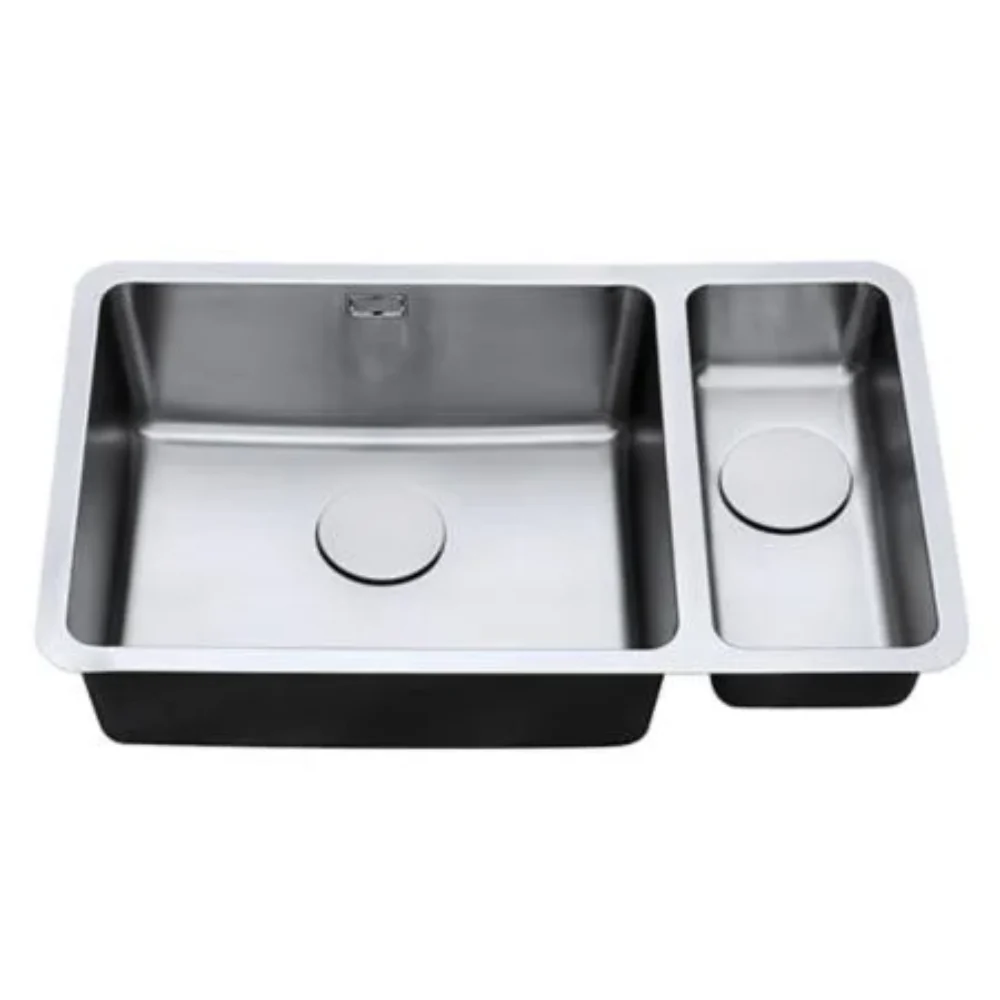 The 1810 Company Luxsoplusduo25LUXSOPLUSDUO25 500/180 BBL Bowl Undermount Kitchen Sink - Right Handed - Image 3