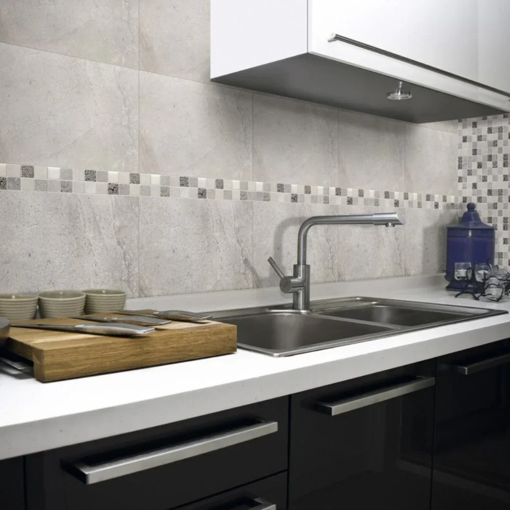 Vancouver Silver Wall Tile 25 x 40cm