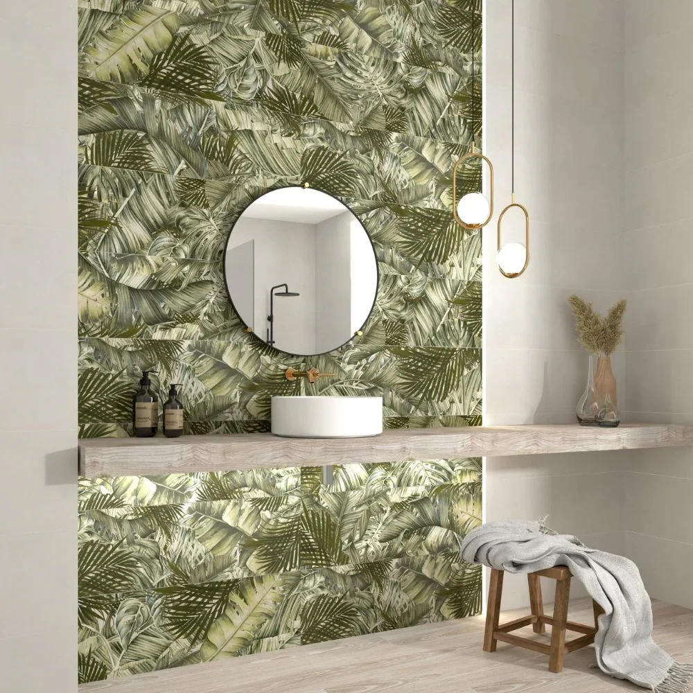 Veggie Green Porcelain Tile 33.3 x 100cm - Image 3