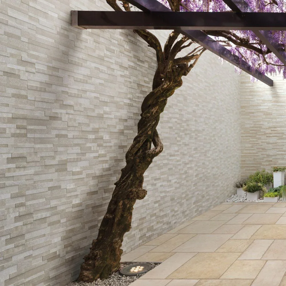 Vulcan 3D Beige Wall Cladding 15 x 61cm