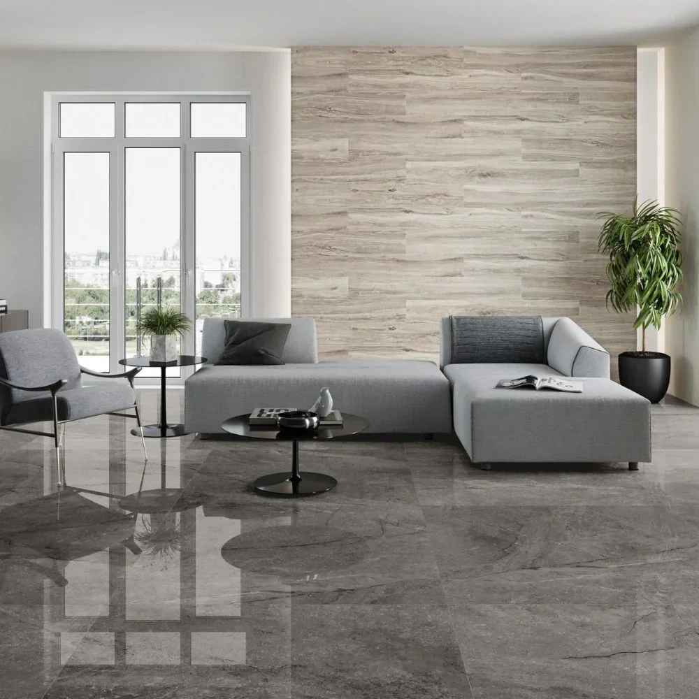 Wembley Ash Porcelain Tile 30 x 60cm