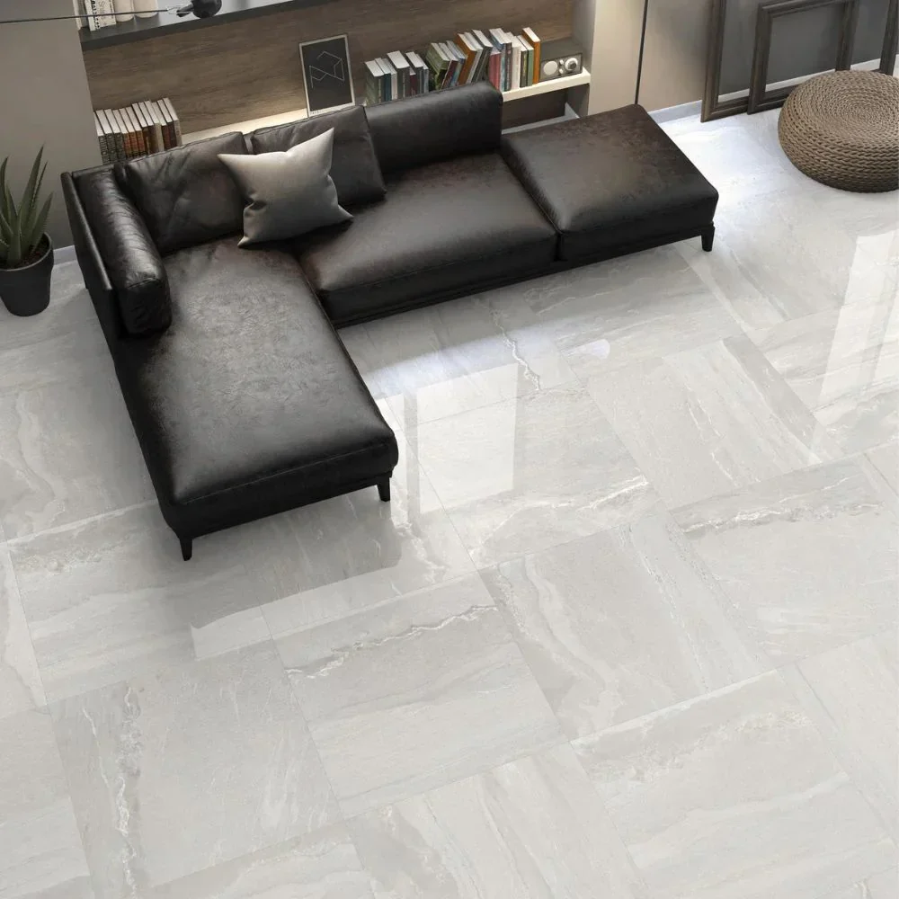 Whitemore White Porcelain Tile