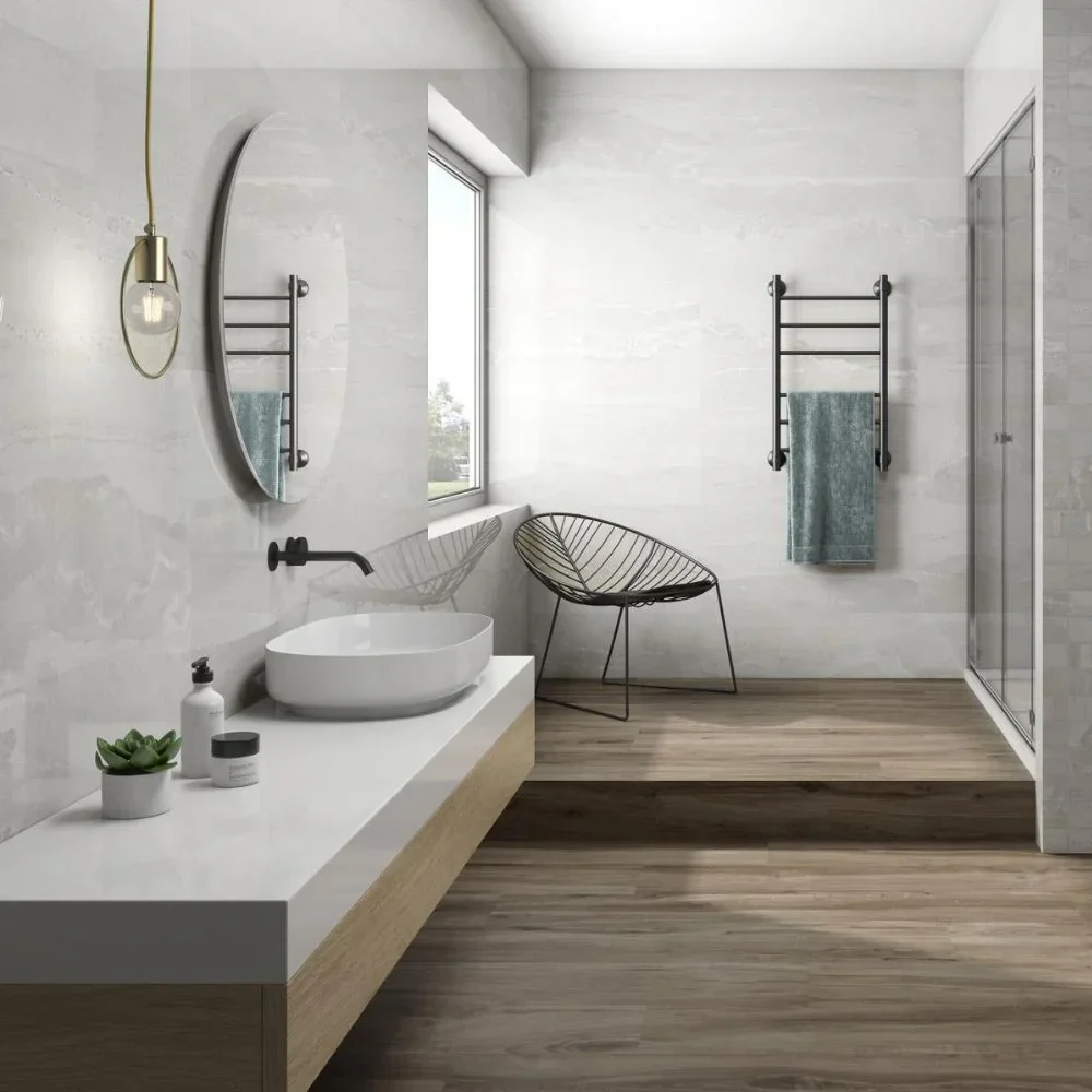 Whitemore White Porcelain Tile - Image 2